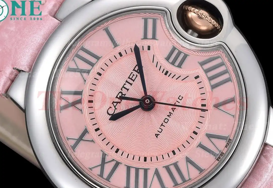 Ballon Bleu De Cartier 33mm SS LE Pink Dial GDF NH05