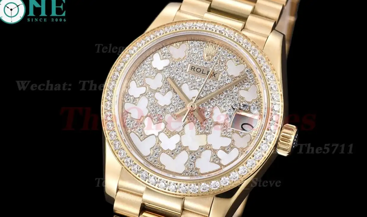 Datejust Ladies 31mm YG YG Butterfly Dial WF A2671