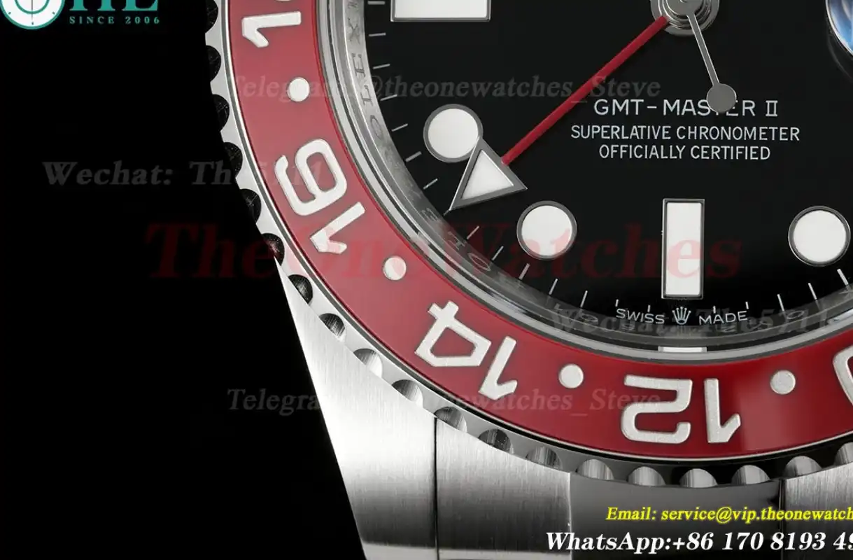 GMT Master II 126710 Pepsi Oys 40mm SS SS Black THBF SH3285