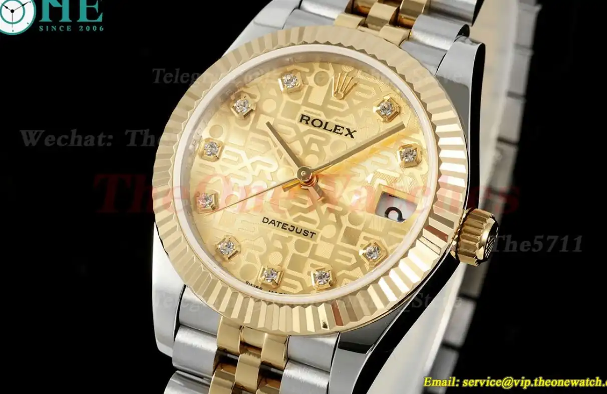 Datejust 178313 31mm Jub YG SS Gold Dial GMF A2824