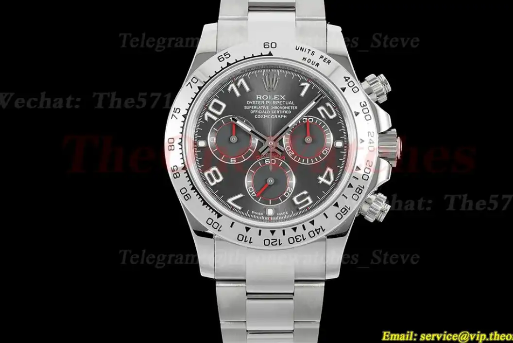 Daytona 116509 40mm SS SS Grey Dial OMF A7750