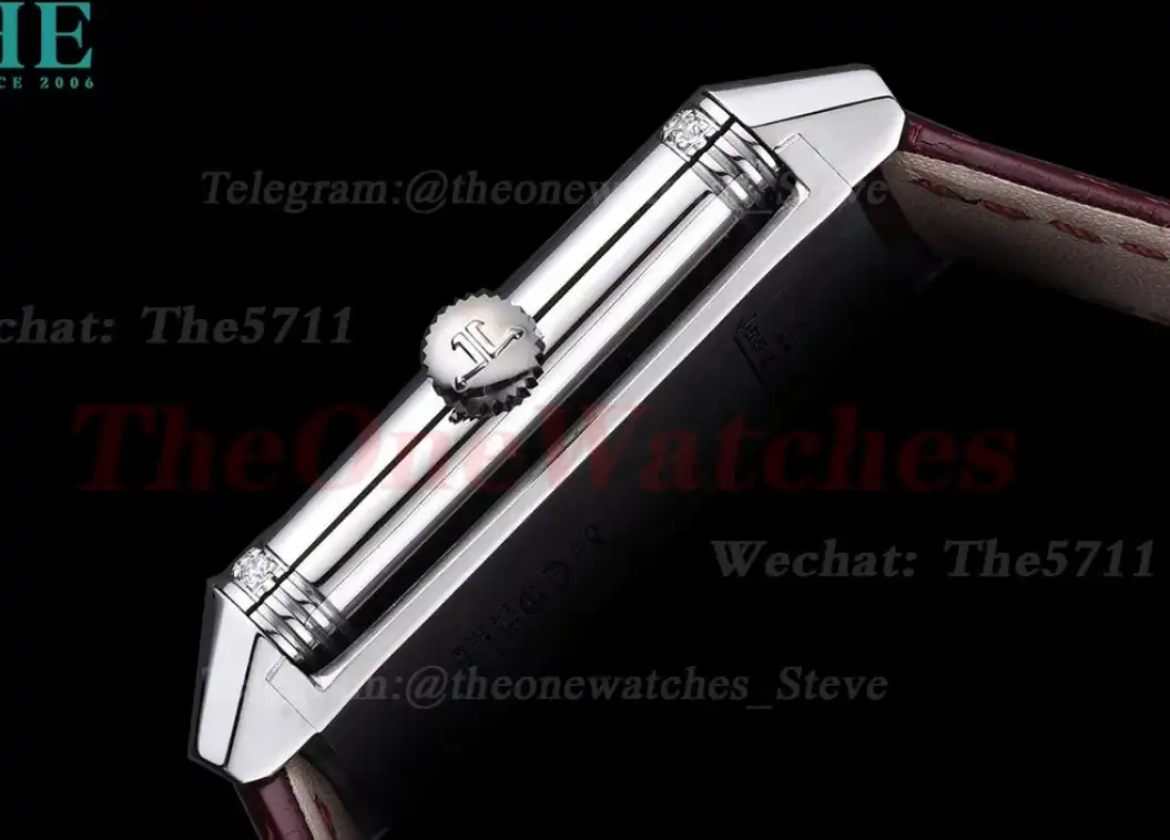 Reverso 20mm Diamond Bezel SS LE Wine Red Dial RXW Qtz