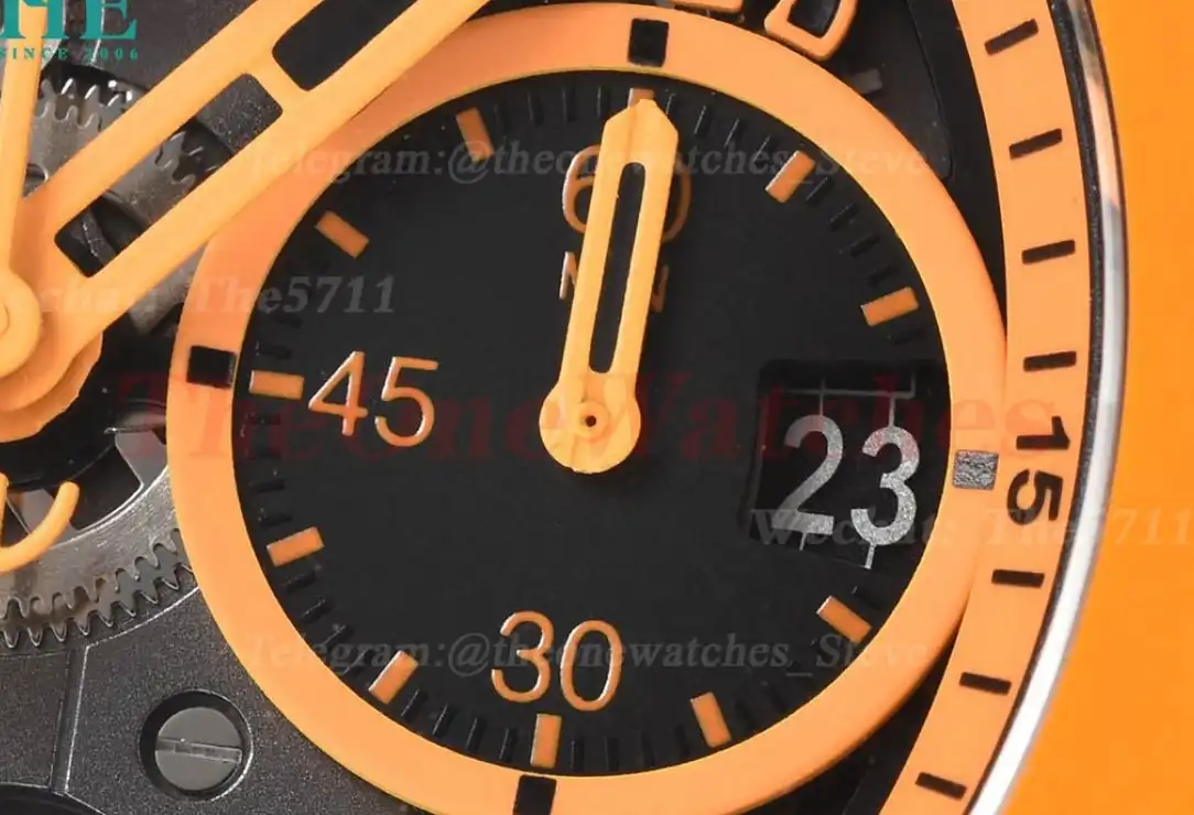 Big Bang Unico 42mm Orange Magic Ceramic RU Skeleton Dial BBF A1280