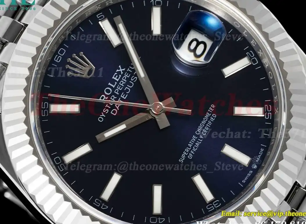 Datejust 126334 41mm Jub SS SS Blue Stk EWEF A3235