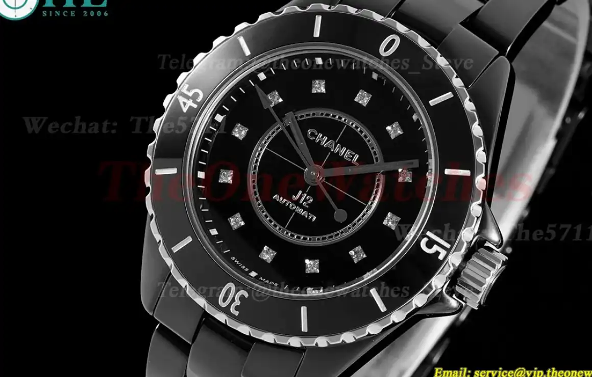 J12 33mm Black Ceramic Cer Black Dia HTF A21.2