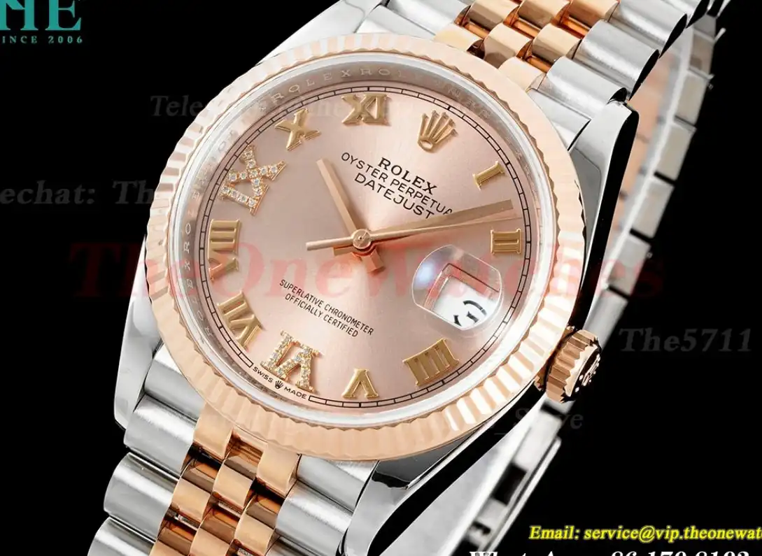 Datejust 126231 36mm Jub RG SS Rose Gold Rmn VSF VS3235