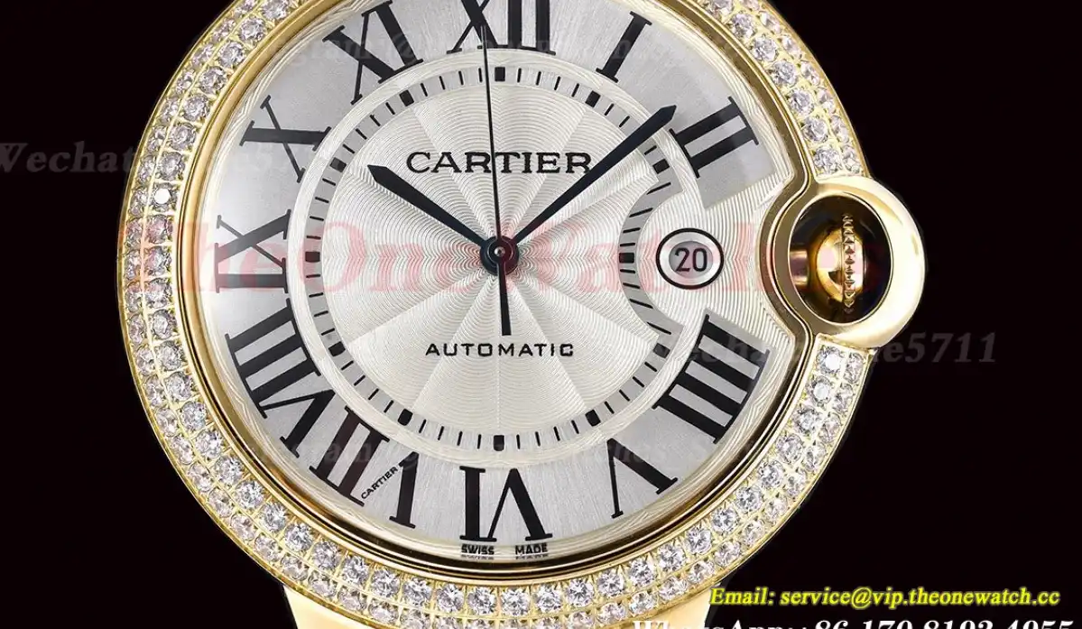 Ballon Bleu De Cartier 42mm YG LE White Dial GDF MY8215