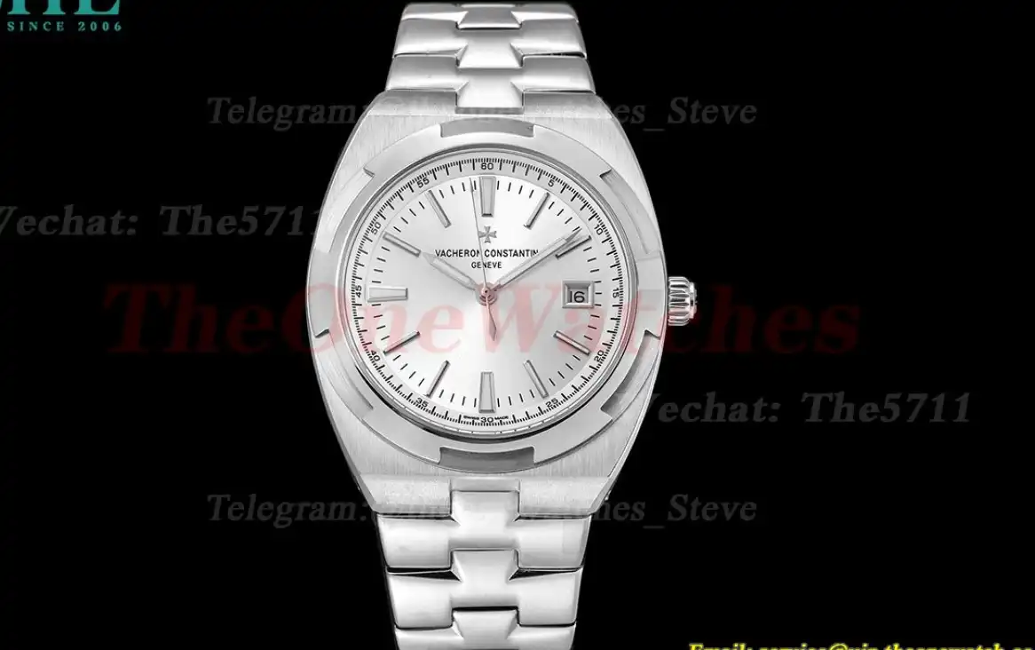 Overseas 4500V 41mm SS SS Silver Dial GDF MY8215