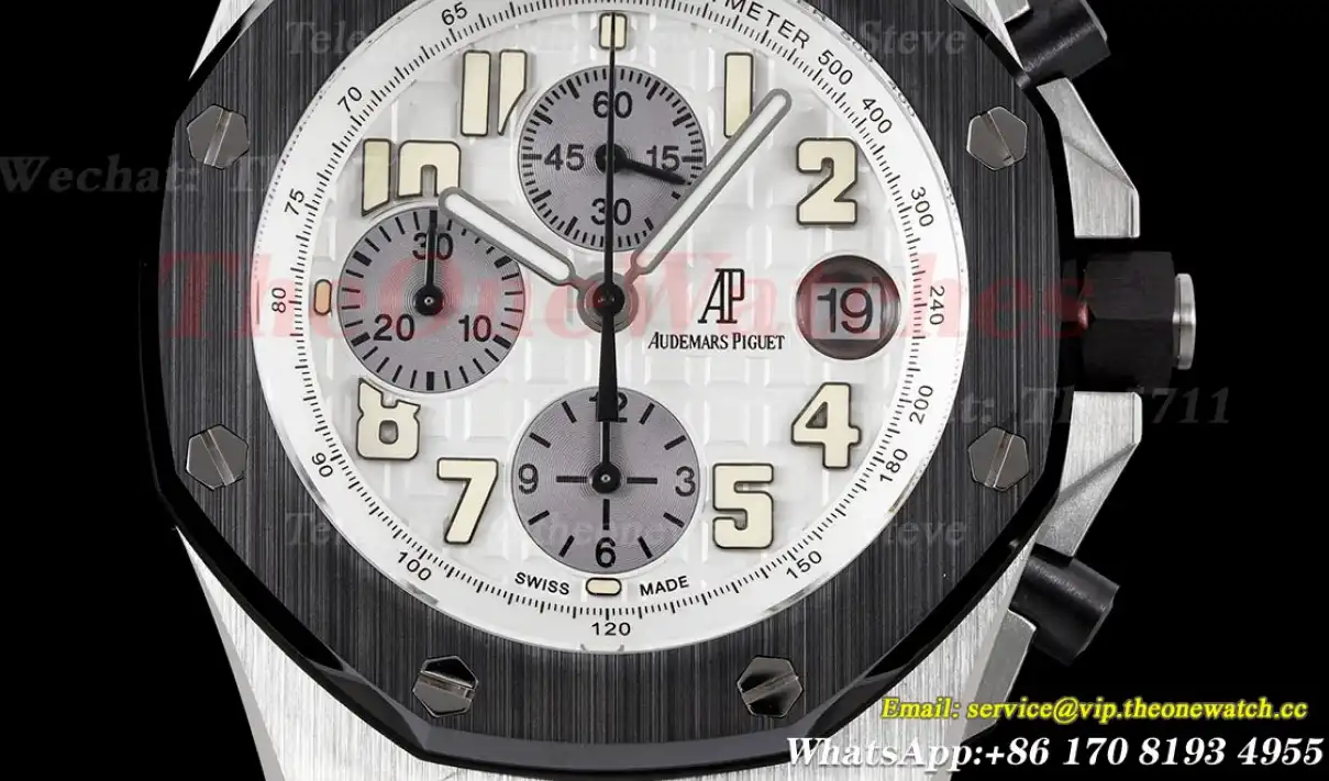 Royal Oak Offshore 42mm SS RU White Grey APF A7750