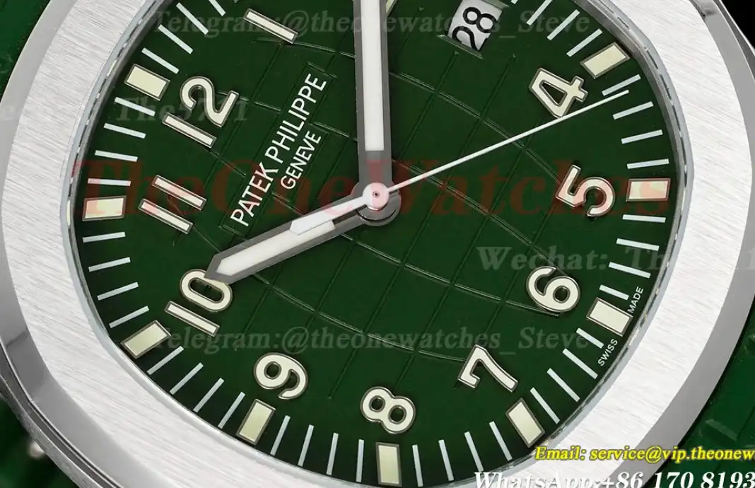 Aquanaut 5168G 42mm SS RU Green Num ZF A330