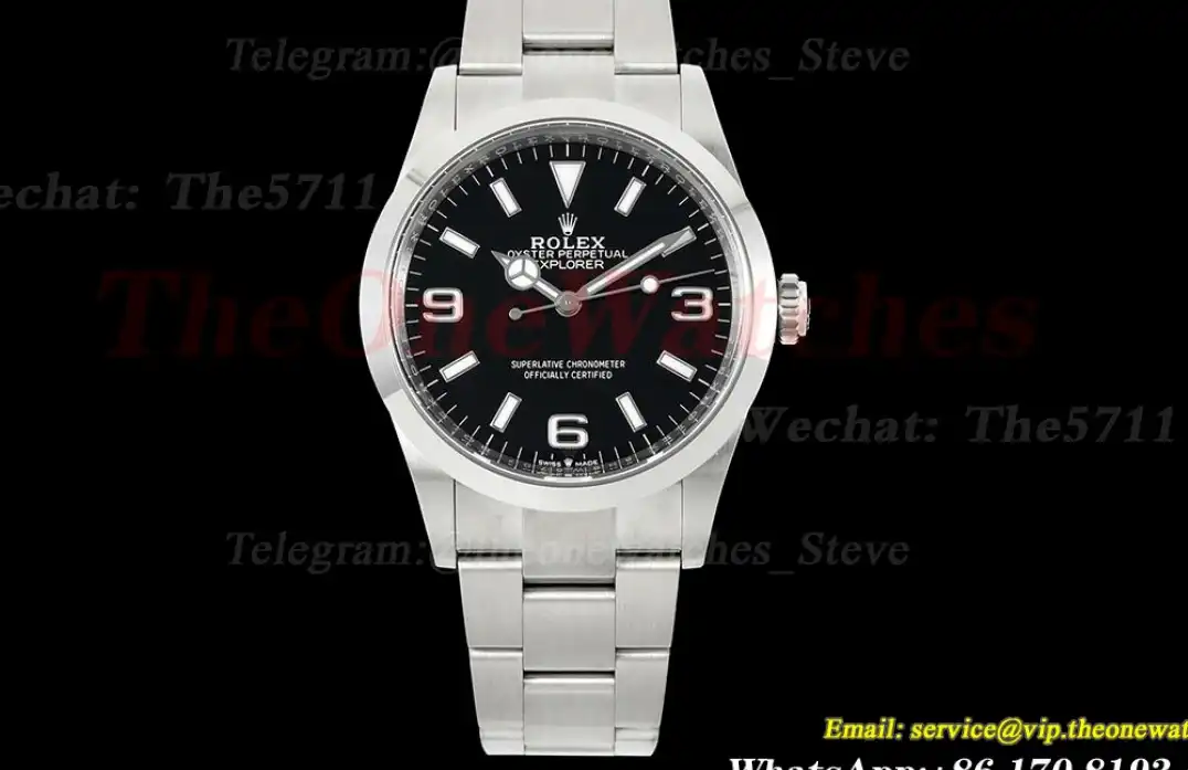 Explorer I 124270 36mm SS SS Black Dial Clean VR3230