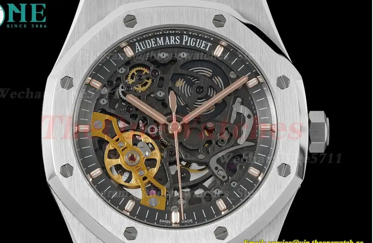 Royal Oak 15407 41mm SS SS Skeleton Dial ZF A3132