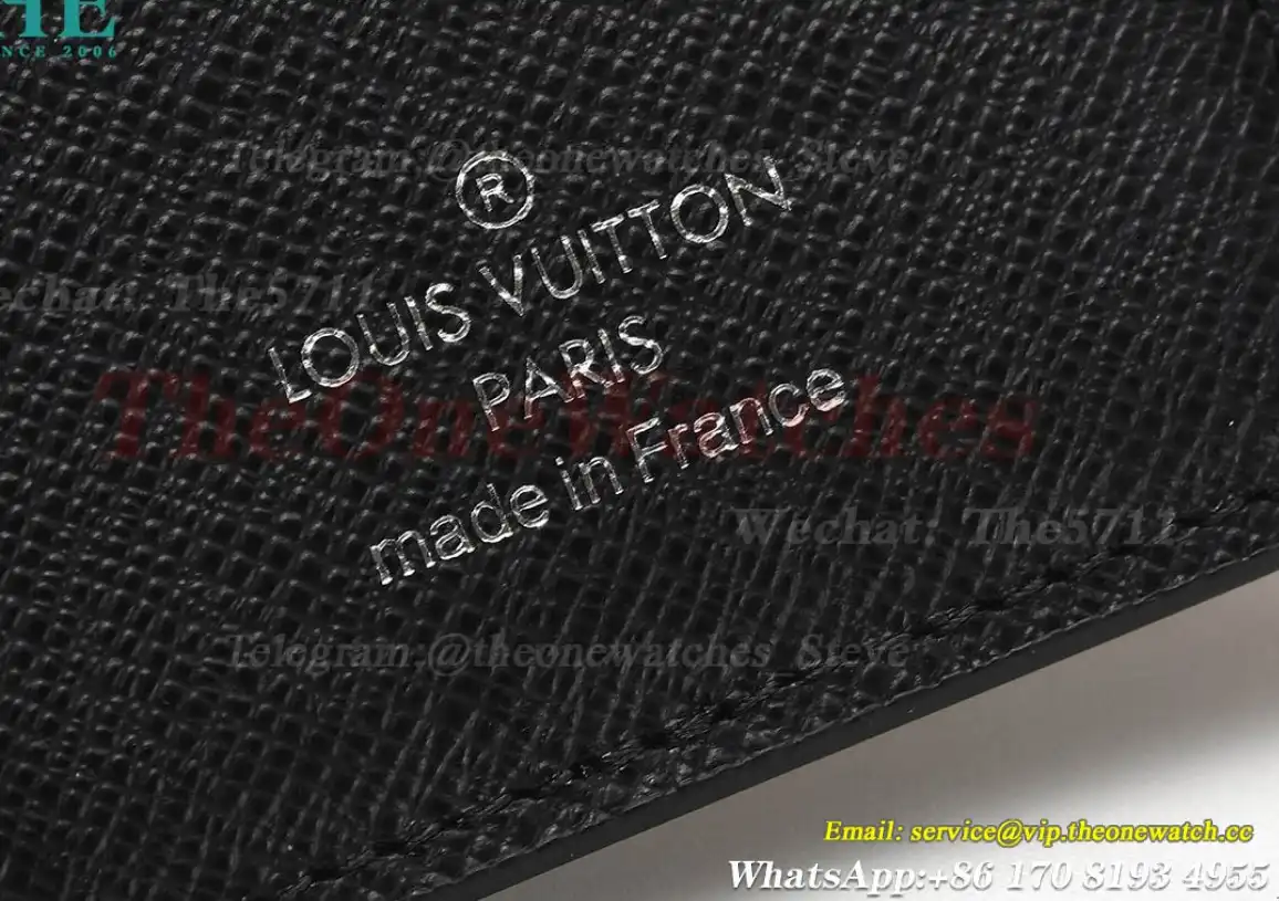 Louis Vuitton - Pocket Organizer Black N63143