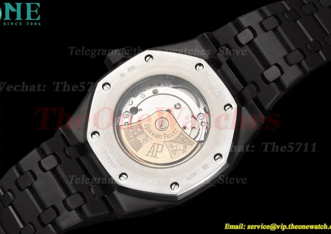 Royal Oak 15500 41mm DLC DLC Black Dial GDF MY8215