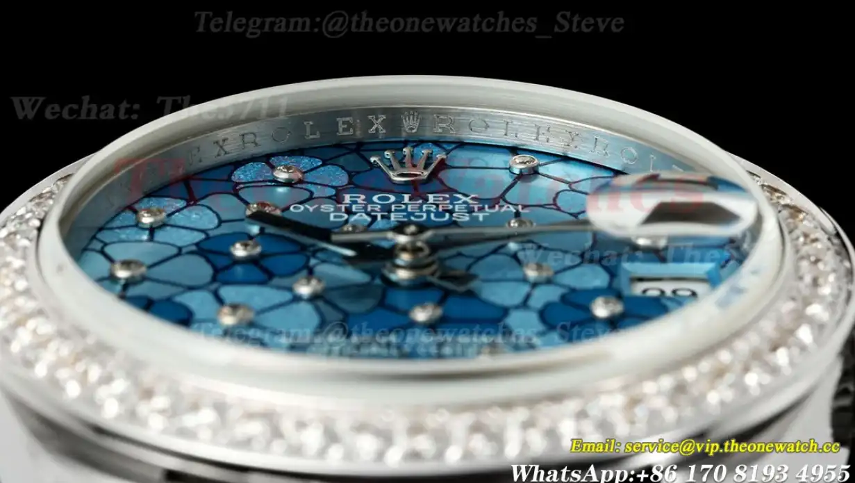 Datejust 278274 31mm Pres Dia SS SS Blue Flower Dial GMF A2824