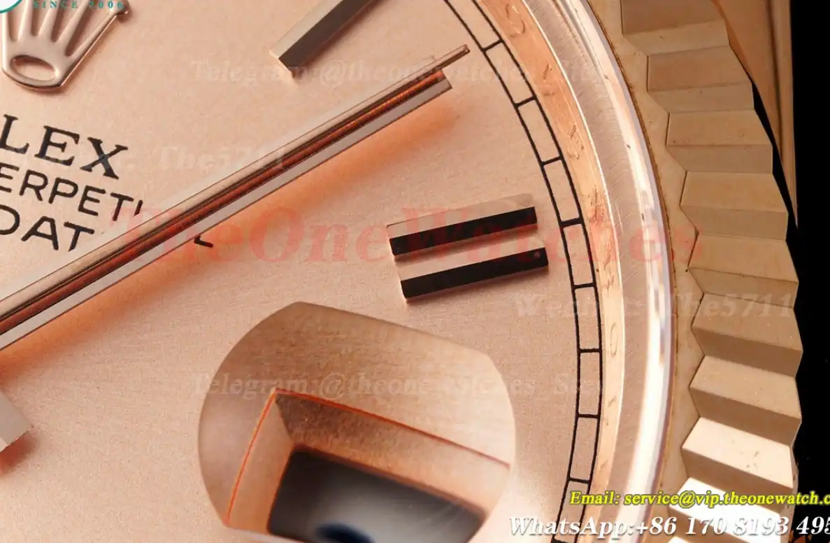 DayDate 228235 40mm Pres RG RG Rose Gold Dial GMF A2836 (Gain Weight)