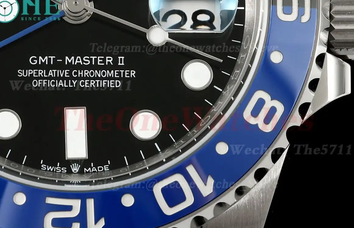 GMT Master II 126710 Batgirl Jub 40mm SS SS Black Dial EWEF V2 SH3285