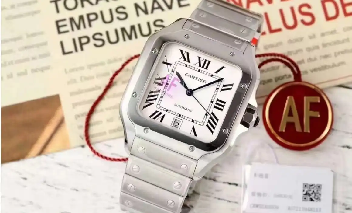 Cartier - Santos De Cartier 40mm XL SS SS White Dial AF MY9015