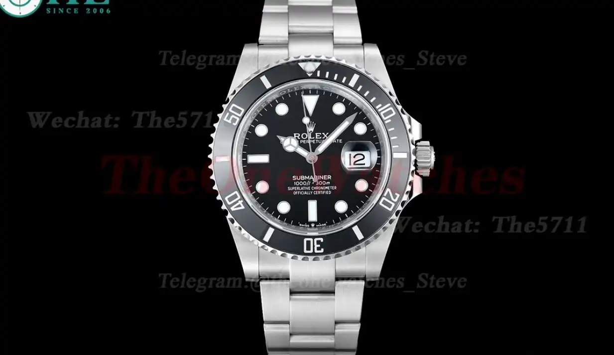 Submariner 126610LN 41mm SS SS Black Bezel Clean VR3235