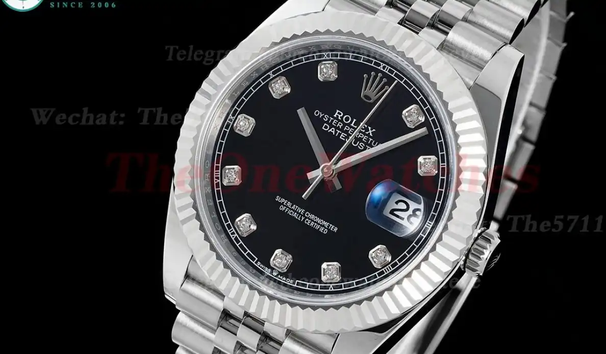 Datejust 126334 41mm Jub SS SS Black Dia EWEF A3235