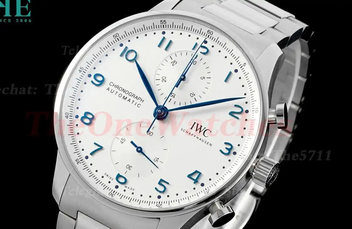 Portuguese Chrono IW371617 41mm SS SS White Num AZF A69355