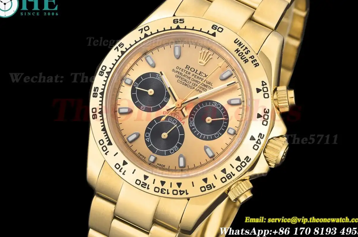 Daytona 40mm YG YG Gold Black GDF A3836