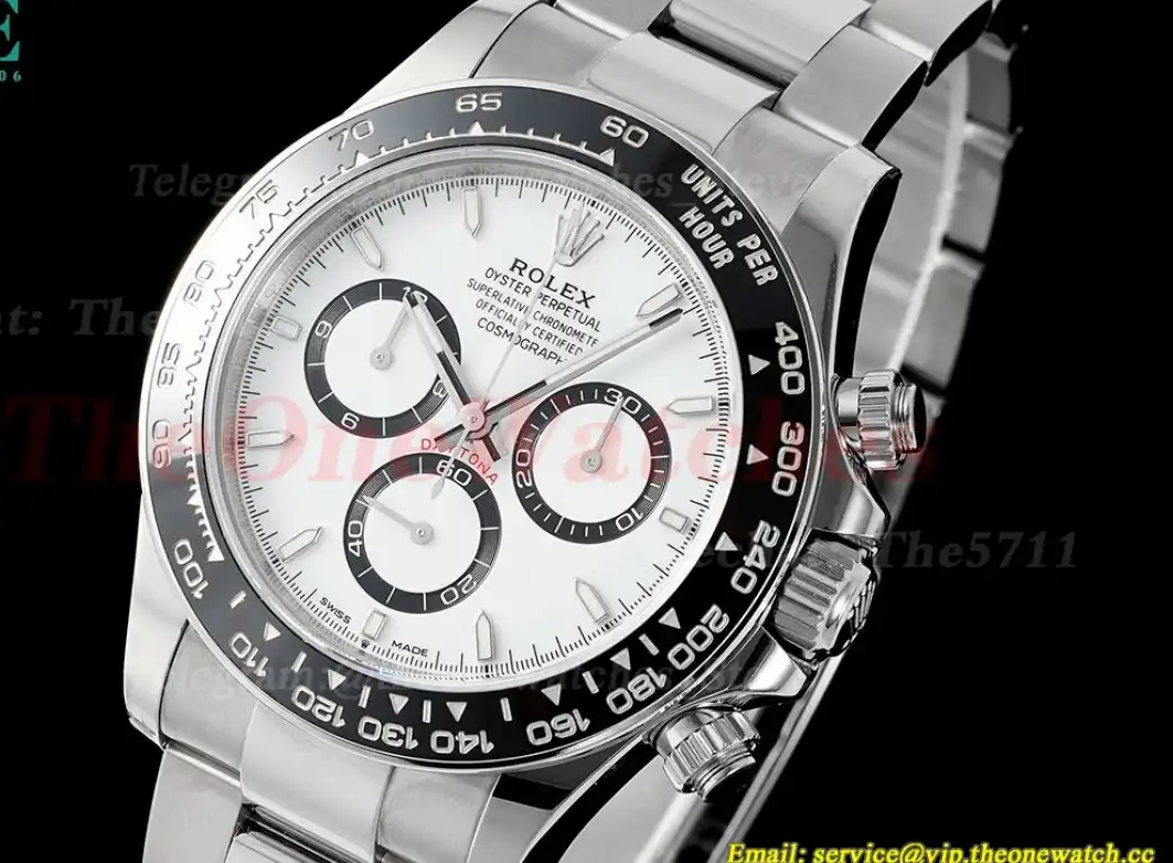 Daytona 126500LN 40mm SS SS White Dial VSF DD4131 Super Clone