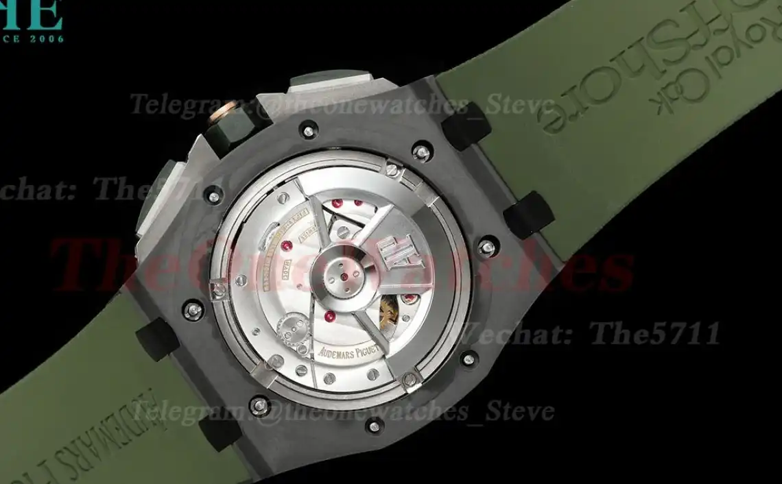 Royal Oak Offshore 26405CE 44mm SS RU Green Dial TKF A7750