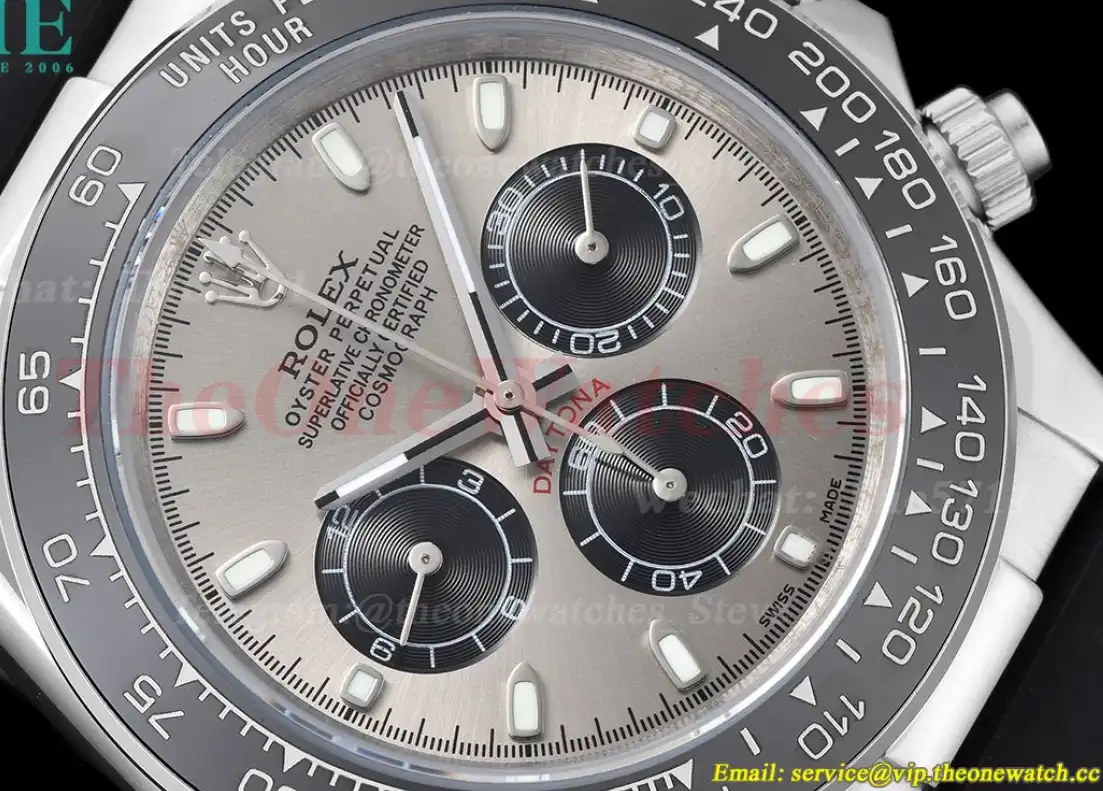 Daytona 40mm SS RU Grey Black GDF A3836