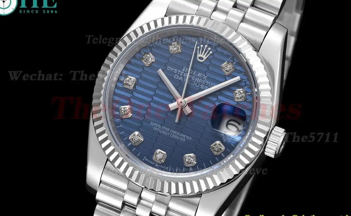 Datejust 126234 36mm Jub SS SS Blue Dia GDF MY8215