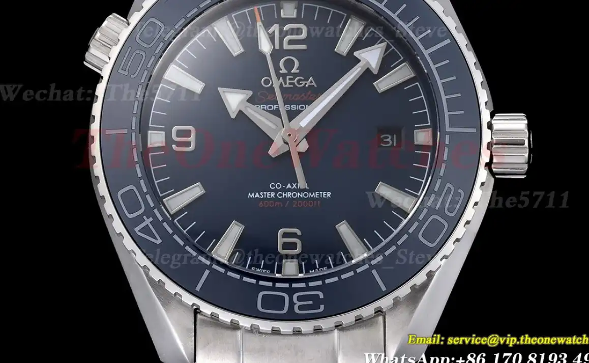 Seamaster 600m 43mm SS SS Blue Stk GDF MY8215