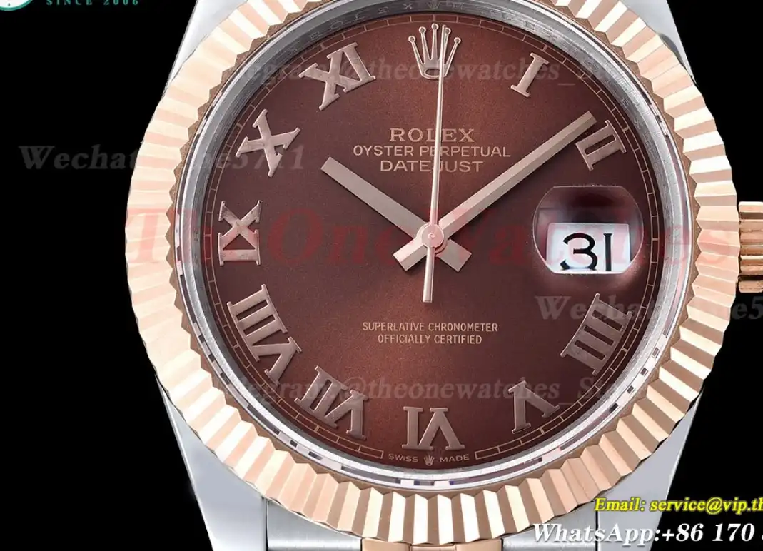 Datejust 126231 36mm Brown Rmn SS RG GMF A2824