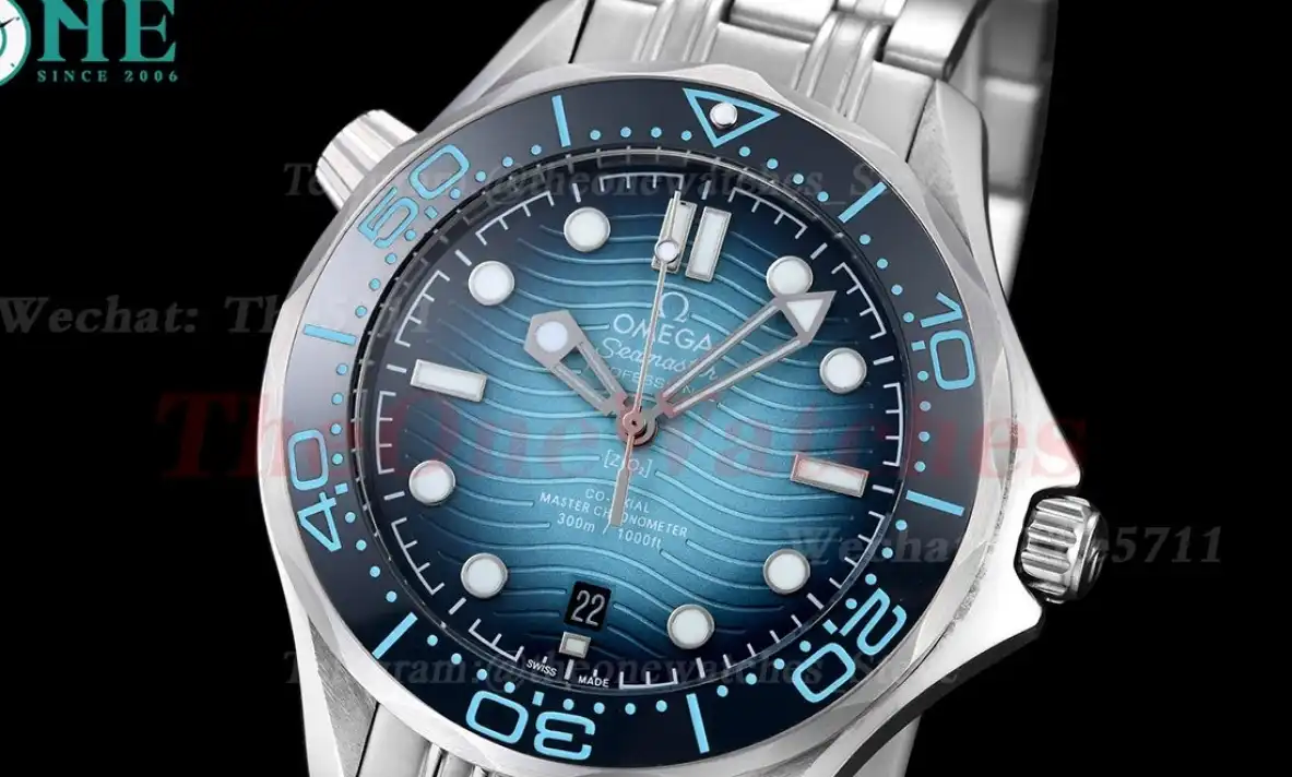 Seamaster 300m 42mm SS SS Gradient Blue Dial GDF MY8215