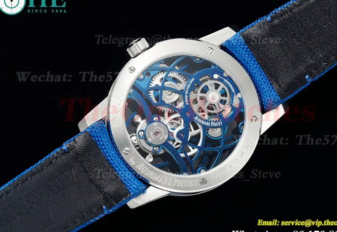 Code11.59 26600NB 41mm SS NY Skeleton Dial APPF Toub