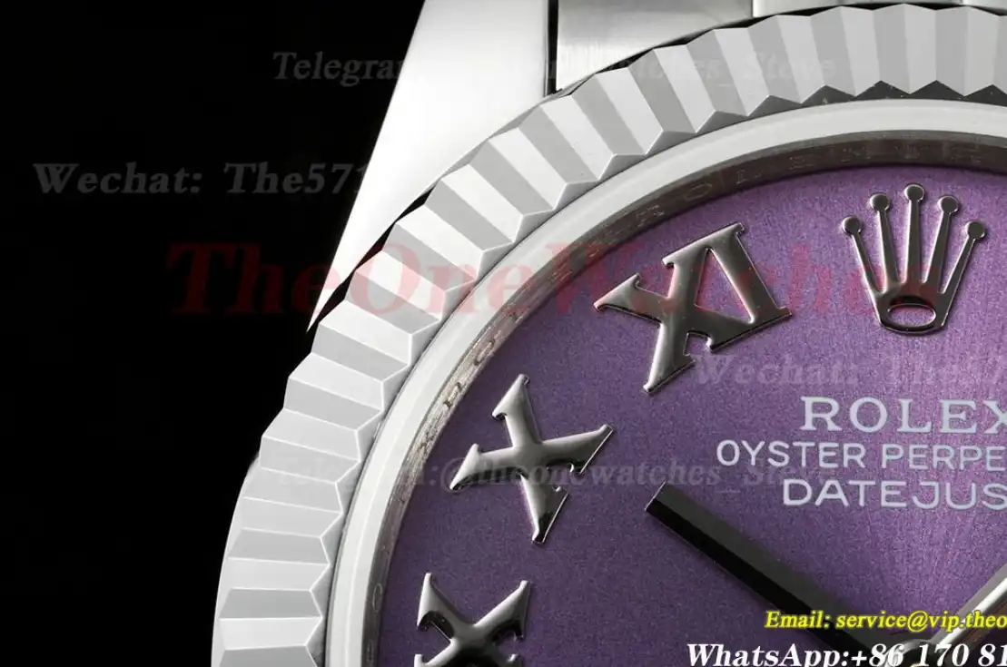 Datejust 278274 31mm Jub SS SS Purple Rmn GMF A2824