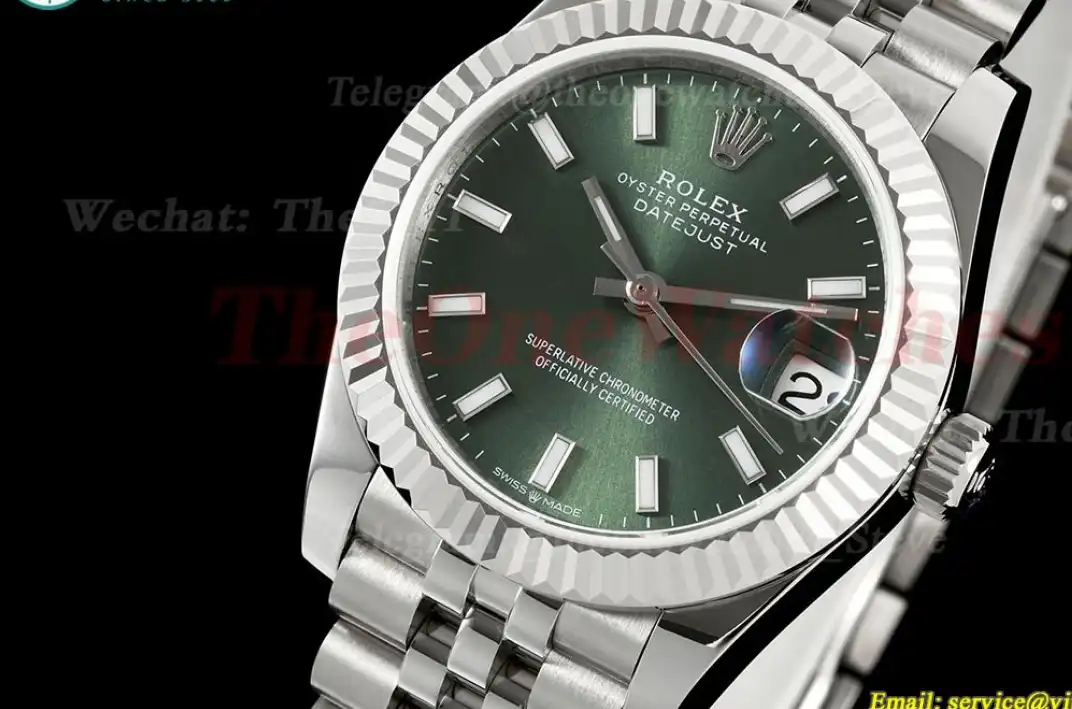 Datejust 278274 31mm Jub SS SS Green Stk JARF A2236