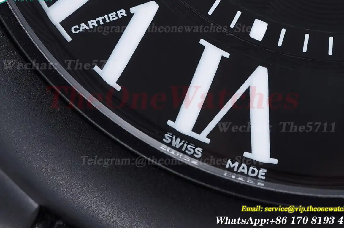 Ballon Bleu De Cartier 42mm DLC NY Black Dial GDF MY8215