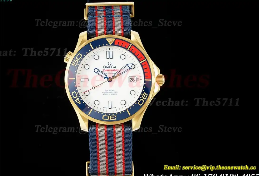 Seamaster Commander 007 YG NY White Dial OMF A2507