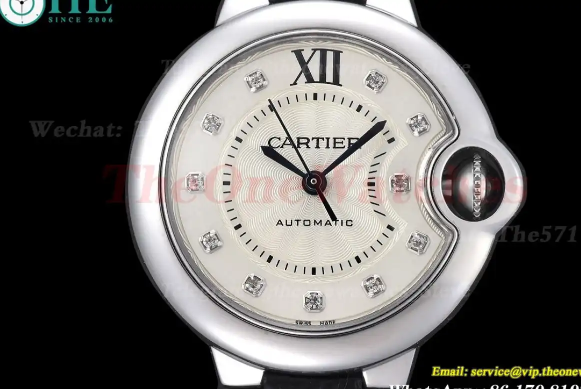 Ballon Bleu De Cartier 33mm SS LE White Dia GDF NH05