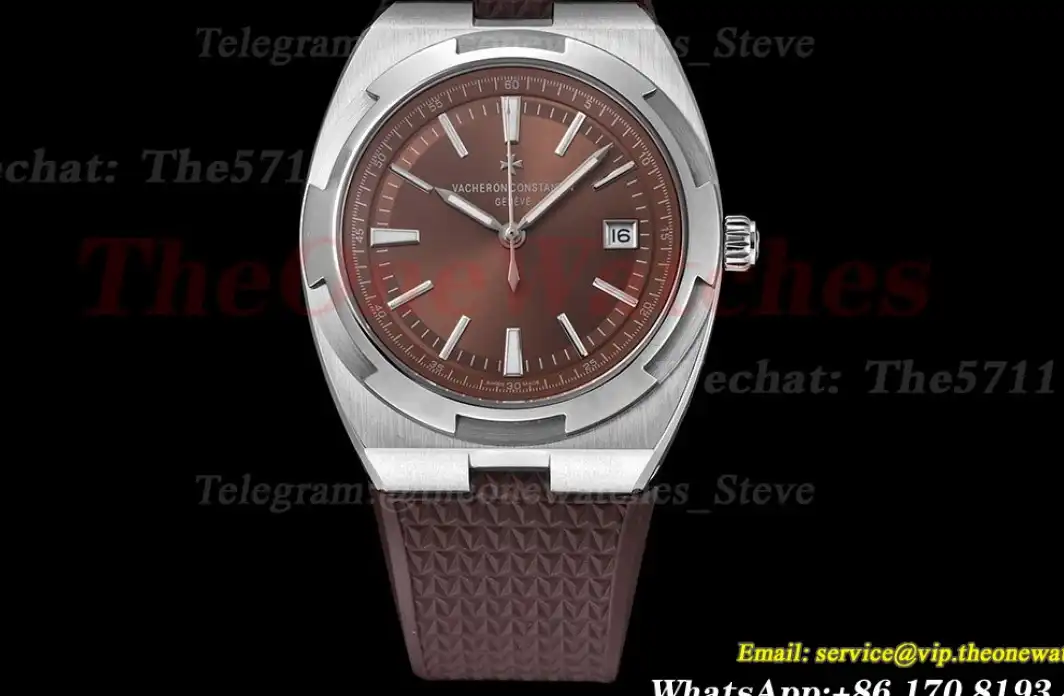 Overseas 4500V 41mm SS RU Brown Dial GDF MY8215