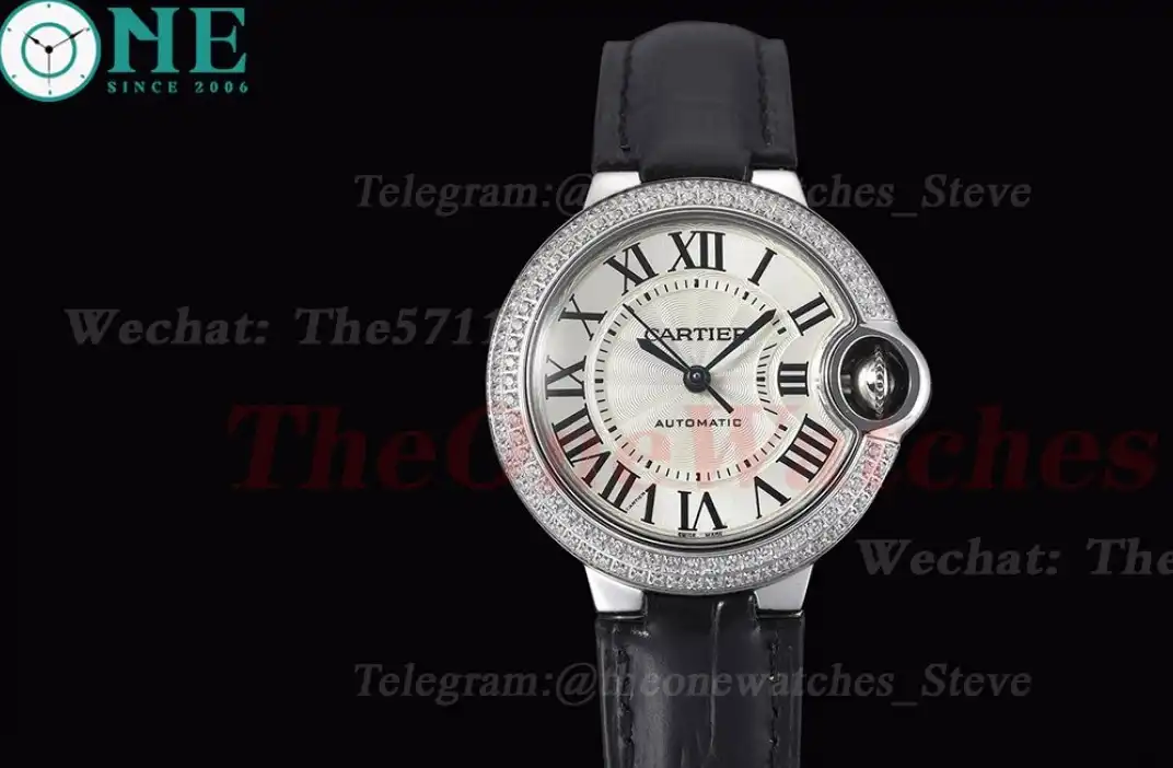 Ballon Bleu De Cartier 33mm Dia SS LE White Dial GDF NH05