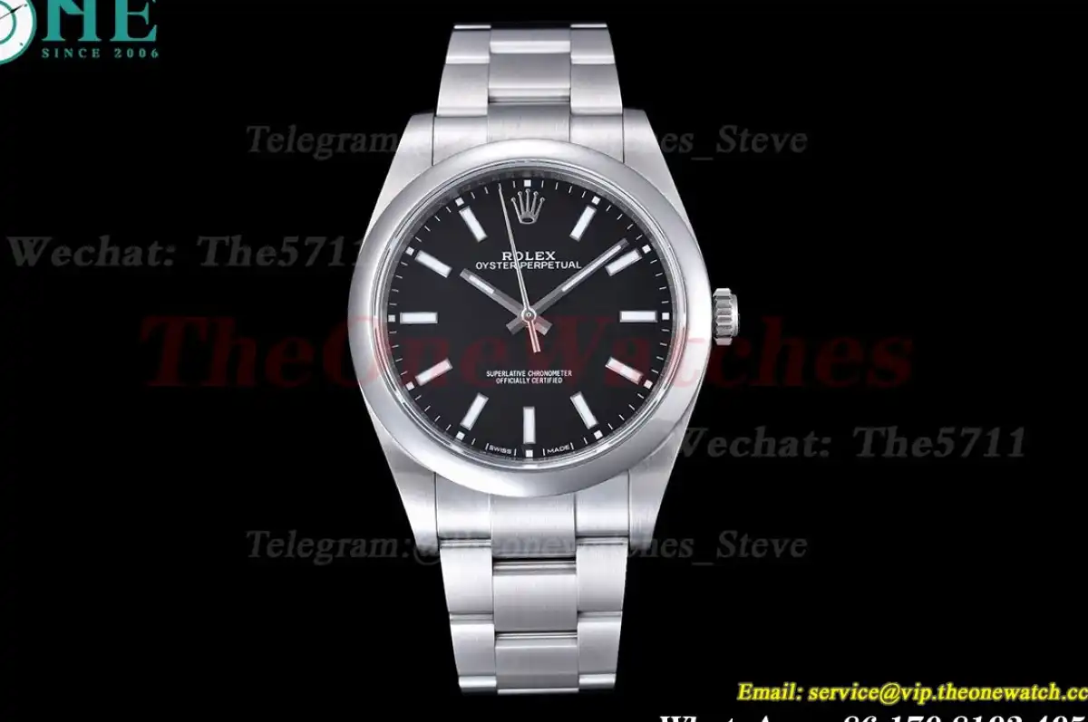 Oyster Perpetual 114300 39mm SS SS Black EWF VR3132