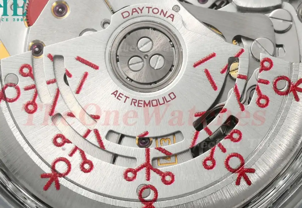 Daytona AET Remould 40mm Crystal RU Red Sketelon Dial N6F DD4130