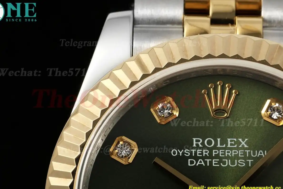 Datejust 178313 31mm Jub YG SS Green Dia GMF A2824