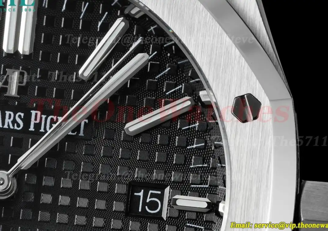 Royal Oak 15400 SS RU Black Dial APSF SA3120 Super Clone