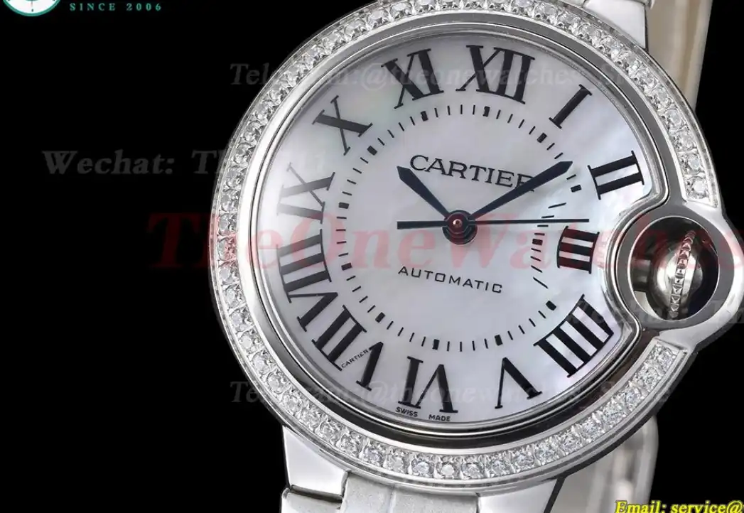 Ballon Bleu De Cartier 33mm Dia SS LE Mop Dial GDF NH05