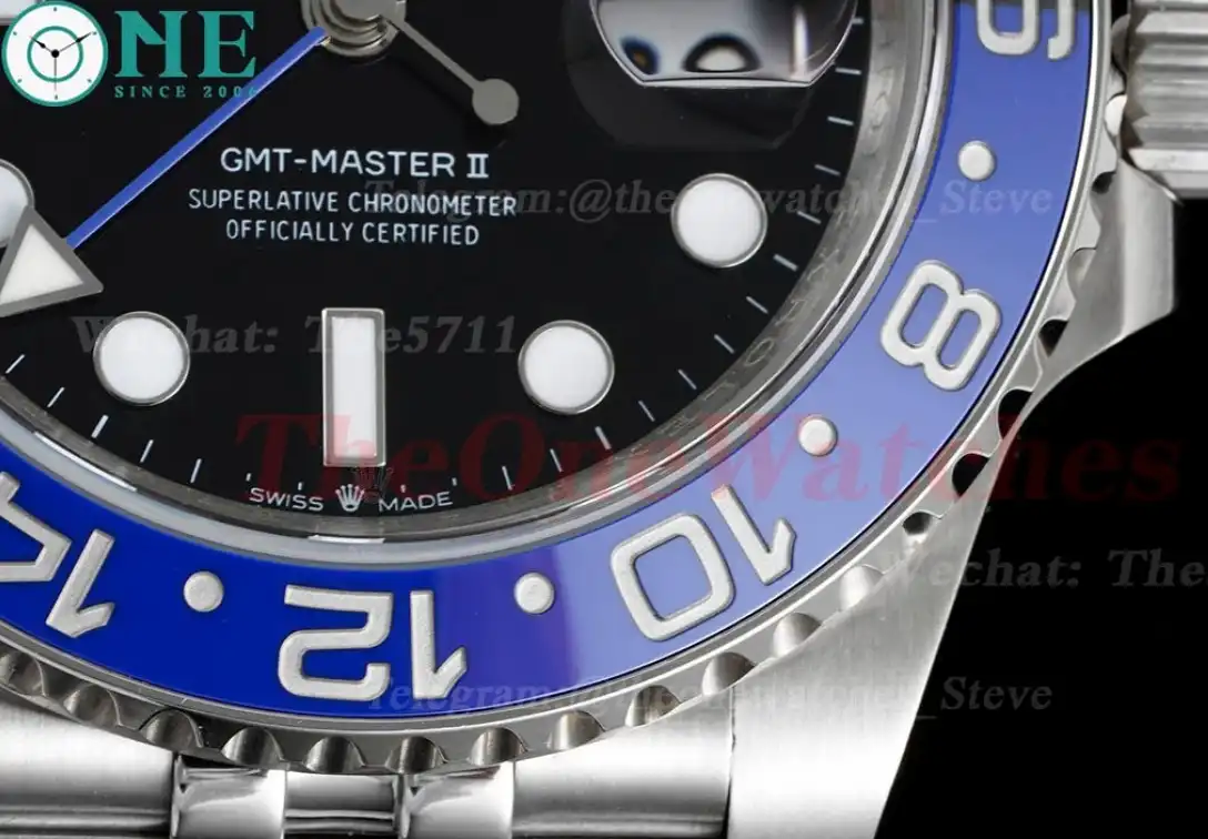 GMT Master II 126710 Batgirl Black Blue Cer 904L GMF V6 VR3285