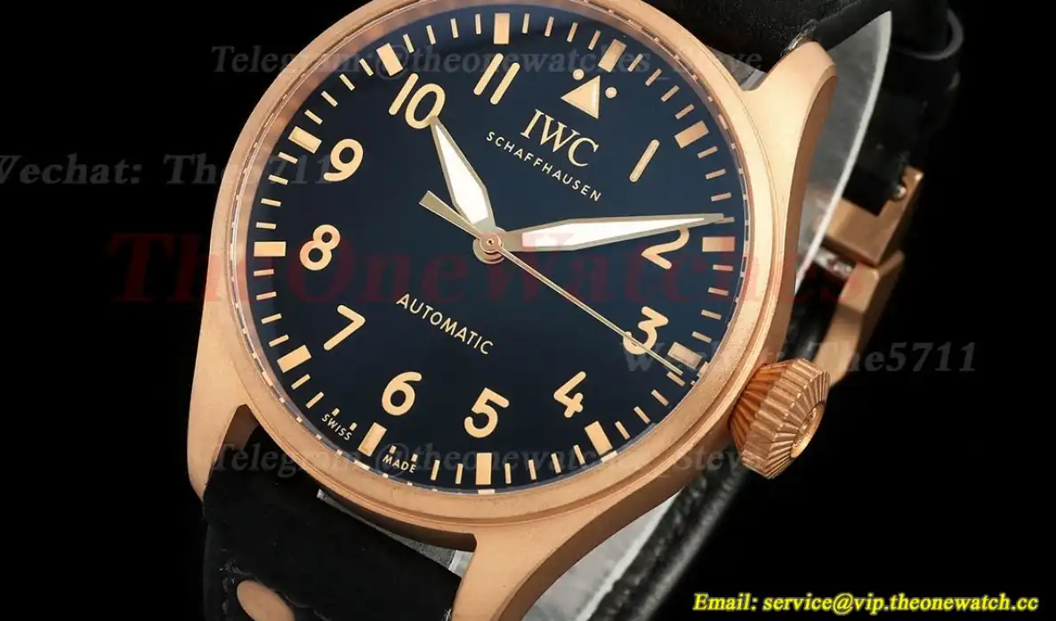 Big Pilot Spitfire 'Mr Porter' 43mm Bronze LE Black Dial M+ 8N24