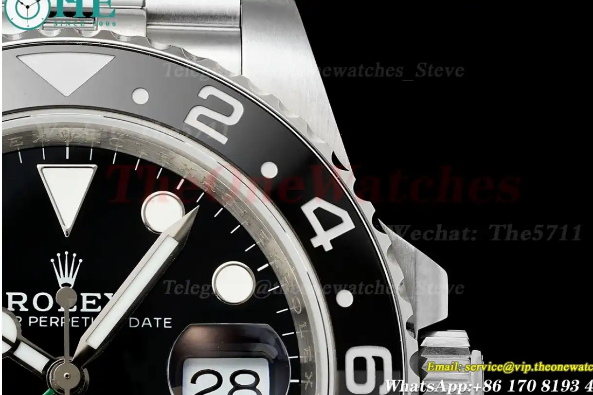 GMT Master II 126710 Bruce Wayne Jub 40mm SS SS Black Dial QF VR3285