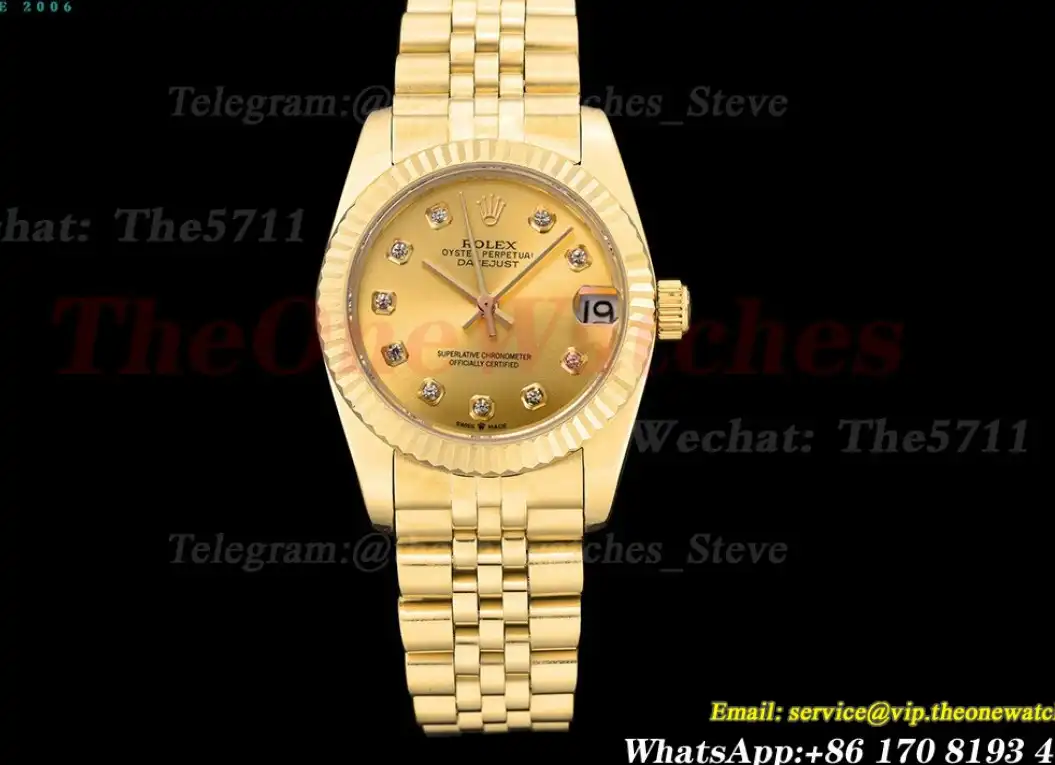 Datejust 28mm Jub YG YG Gold Dia GDF MY8215